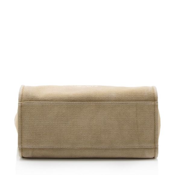 Chanel Canvas Deauville Medium Tote - Picture 4 of 15